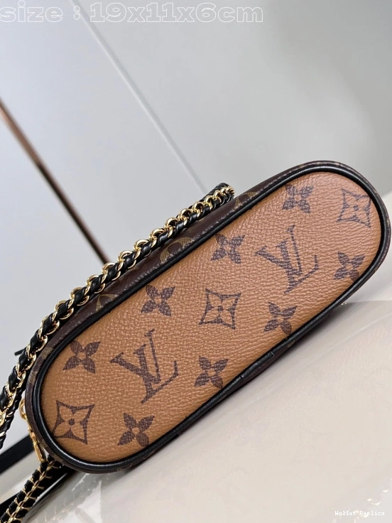 Cheap x Pouch-19 6.5 CM Vanity LOUIS Chain VUITTON x 11.5 0724